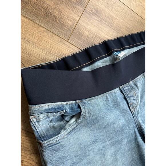 Old Navy O.G. Straight Maternity Stretch Waistband Jeans Size 14 Long - Picture 4 of 9